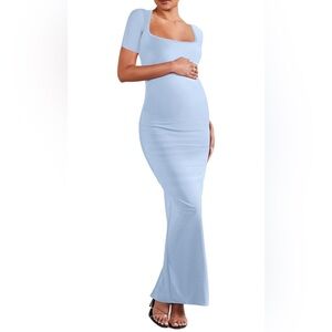 Peauty | Dresses | Peauty Ribbed Maxi Dress Bodyhugging Fit Dress Before  During After Pregnancy | Poshmark